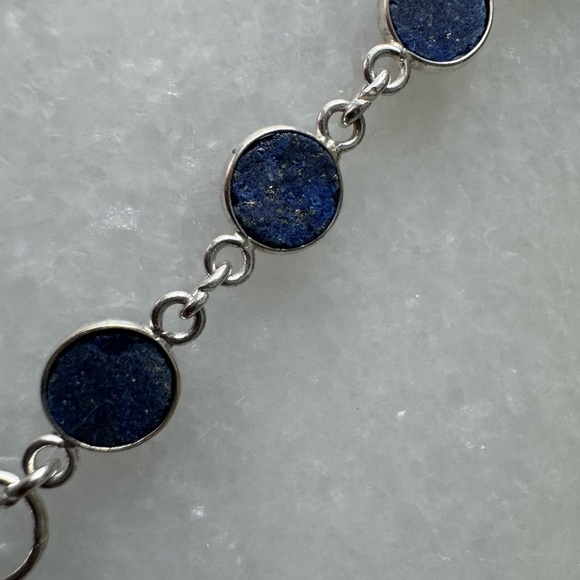 NWOT Sundance Night Sky Oblate Bracelet, Lapis Lazuli, Sterling Silver - Picture 9 of 10